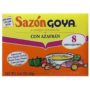 Sazón "Goya" con Azafrán (8 packets) 40 gs